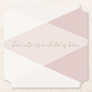 For Unto Us a Child is Born ペーパーコースター