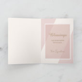 For Unto Us a Child is Born Christmas Card サンキューカード (内部)