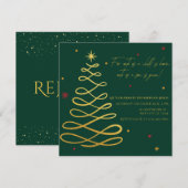 For Unto Us A Child Is Born | Christmas Invitation 招待状 (正面/裏面)