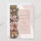 For Unto Us Christmas Invitation Card 招待状 (正面)