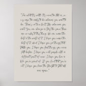 For What It's Worth Print Affirmation Print Fitzge ポスター (正面)