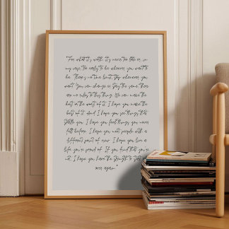 For What It's Worth Print Affirmation Print Fitzge ポスター