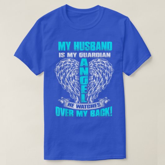 For Wives Love & Missed Her Husband In Heaven, Los Tシャツ (デザイン正面)