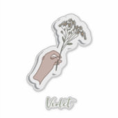 「For You」美花イラストレーション シール (正面)