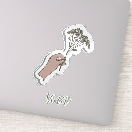 「For You」美花イラストレーション シール