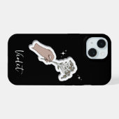 「For You」美花イラストレーション iPhone 15ケース (裏面横)