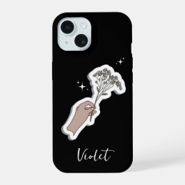 「For You」美花イラストレーション iPhone 15ケース