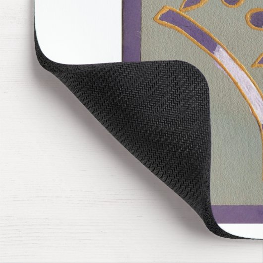 For You From Me:美しいフローラハートデザイン マウスパッド (コーナー)