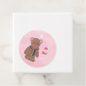 For you Teddy Bear Rainbow Scarfギフトラベル フェイバータグ (インサイチュ)