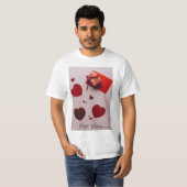 For You Valentine Mans T-Shirt Tシャツ (正面フル)