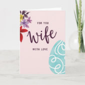 For You Wife With Love Card カード (正面)