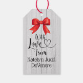 For You With Love Giftラベル ギフトタグ (裏面)