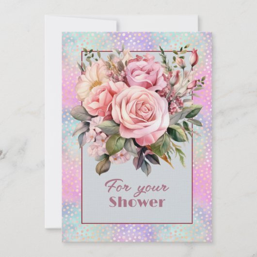 For Your Shower ノートカード (正面)