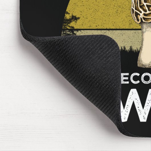 foragingは私のお気に入りの二番目のFワード(Morels) マウスパッド (コーナー)