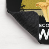 foragingは私の第二のFお気に入りのワードのシャンテレル マウスパッド (コーナー)