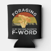 foragingは私の第二のFお気に入りのワードのシャンテレル 缶クーラー (裏面)
