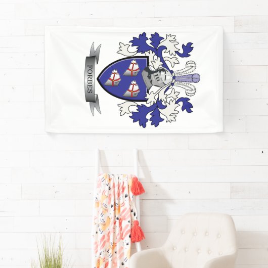 Forbesの家紋の紋章付き外衣 横断幕 (インサイチュ)