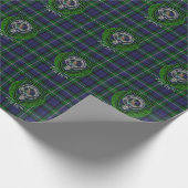 Forbes Scottish Clan Tartan & Crest ラッピングペーパー (角)