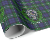 Forbes Scottish Clan Tartan & Crest ラッピングペーパー (ロールコーナー)
