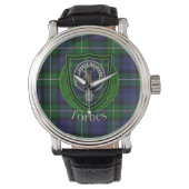 Forbes Scottish Clan Tartan & Crest 腕時計 (正面)