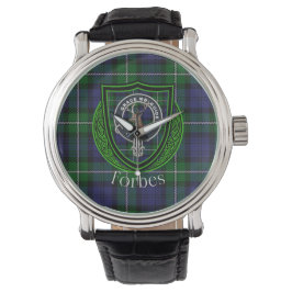 Forbes Scottish Clan Tartan & Crest 腕時計