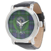 Forbes Scottish Clan Tartan & Crest 腕時計 (アングル)