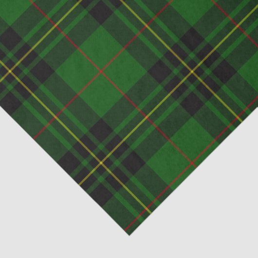 Forbes tartan green black plaid 薄葉紙 (詳細)