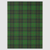 Forbes tartan green black plaid 薄葉紙 (正面)