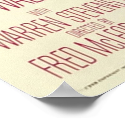 Forbidden Planet 1956 ポスター (角)