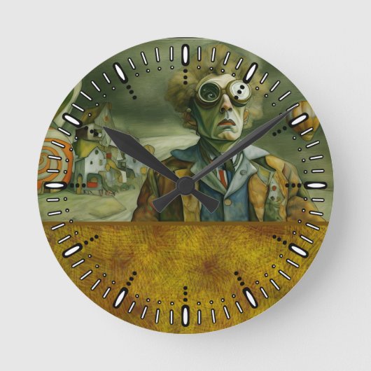 Forboarding ラウンド壁時計 (正面)