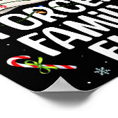 Forced Family Fun Sarcastic Christmas Funny Men Wo ポスター (角)