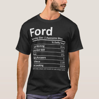 FORD栄養おもしろい誕生日名パーソナライズされたGi Tシャツ