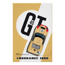 Ford GT40 Bucknum-Hutcherson ポスター