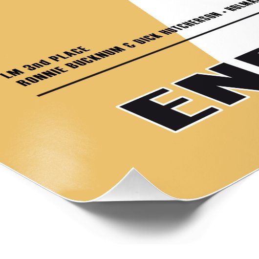 Ford GT40 Bucknum-Hutcherson ポスター (コーナー)