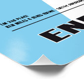 Ford GT40 Ken Miles-Denis Hulme ポスター (コーナー)