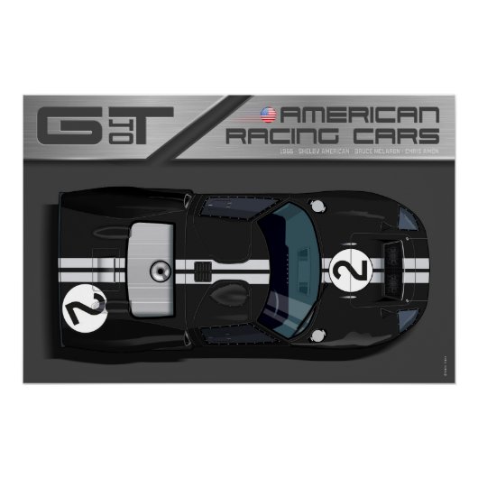 Ford GT40 No.2 ポスター (正面)
