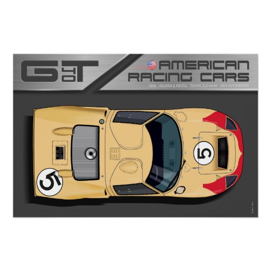 Ford GT40 No.5 ポスター (正面)
