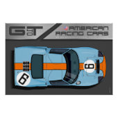 Ford GT40 No.6 ポスター (正面)