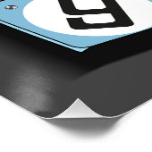 Ford GT40 No.9 ポスター (コーナー)