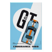 Ford GT40 Rodriguez-Bianchi ポスター (正面)