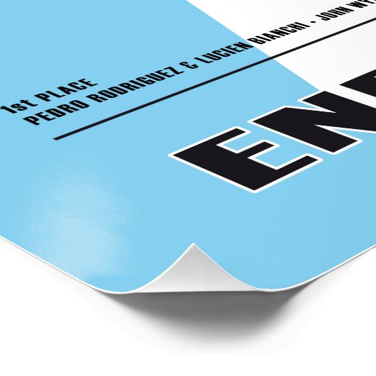 Ford GT40 Rodriguez-Bianchi ポスター (コーナー)