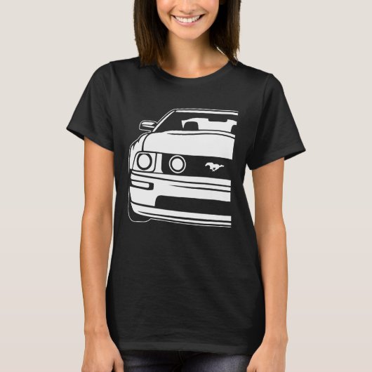 Ford Mustang 2005 To 2009 5th Generation 2 Tシャツ (正面)