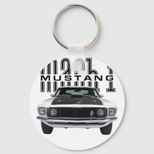 Ford Mustang '69 Mach 1 キーホルダー (正面)