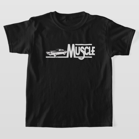 Ford Mustang Pony Racing Stripe Muscle Shelby Long Tシャツ (レイダウン)