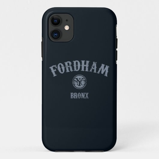 FordhamブロンクスNYCの電話カバー Case-Mate iPhoneケース (裏面)