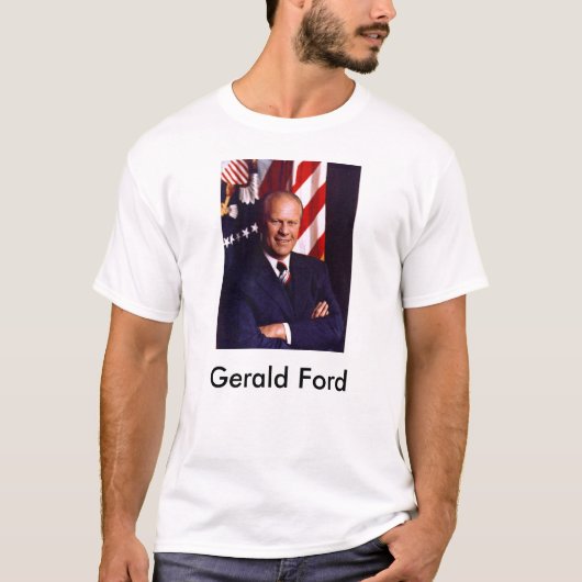 fordportrait、ジェラルド・r・フォード tシャツ (正面)