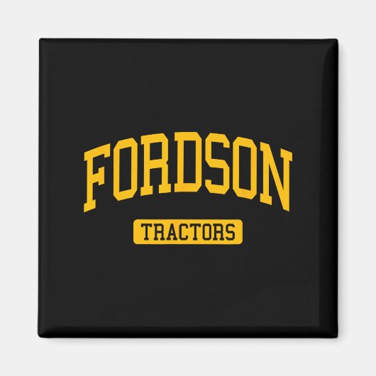 Fordson高校 ディアボーン MI バーシティスポーツ マグネット (正面)