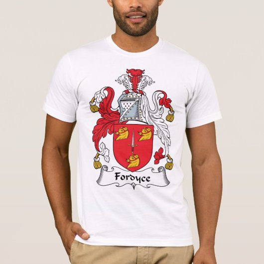 Fordyceの家紋 Tシャツ (正面)