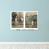 Foreのコントラスト: 1832のドライバ、ドライバ キャンバスプリント (インサイチュ (ウッドフロア))