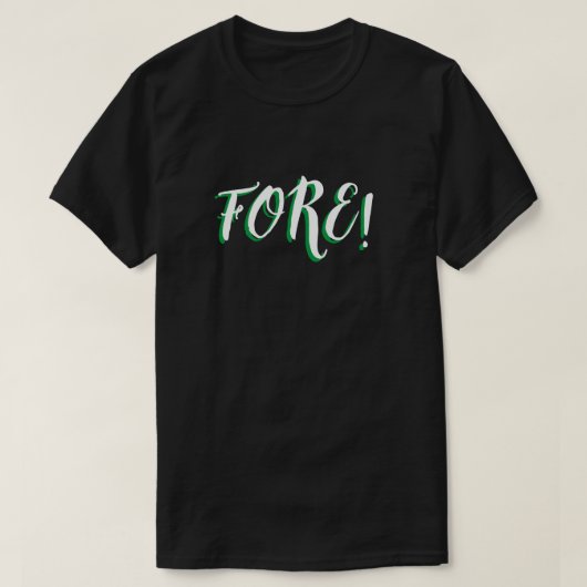 FOREゴルフ Tシャツ (デザイン正面)
